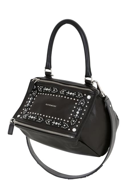 Givenchy: Black Small Pandora Bag 